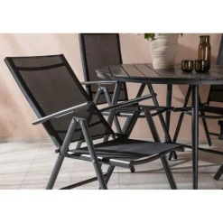 Break Rundt Loungesæt - Havemøbelsæt - Sort