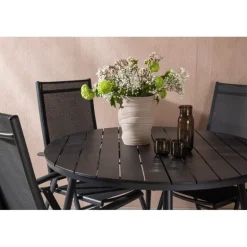 Break Rundt Loungesæt - Havemøbelsæt - Sort