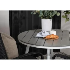 Break Rundt Loungesæt - Havemøbelsæt - Grå,Hvid