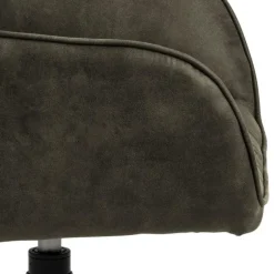 Brenda spisebordsstol med armlæn grøn stof