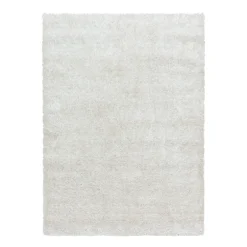 Brilliant Shaggy tæppe Ensfarvet - Natur