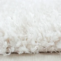 Brilliant Shaggy tæppe Ensfarvet - Natur