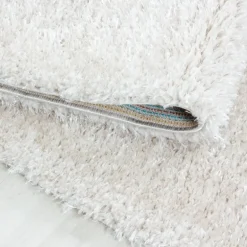 Brilliant Shaggy tæppe Ensfarvet - Natur