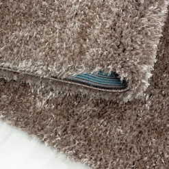 Brilliant Shaggy tæppe Ensfarvet - Brun