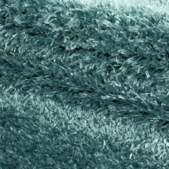 Brilliant Shaggy Tæppeløber Ensfarvet - Aqua