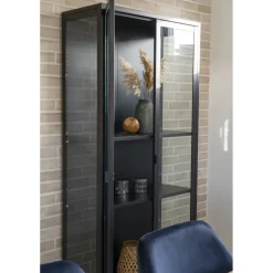 Brisbane Vitrineskab Black