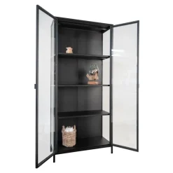 Brisbane Vitrineskab Black