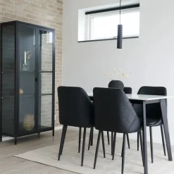 Brisbane Vitrineskab Black