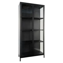 Brisbane Vitrineskab Black