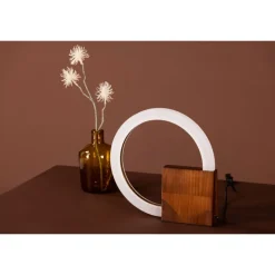 Brive Belysning - Valnød og Hvid