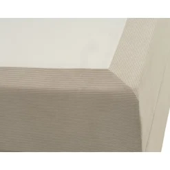 Børkop 7-Zonet 160x200 cm Boksmadras seng med opbevaring Beige Fløjl