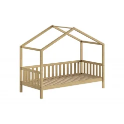 Børneseng husform 90 x 200 cm – eg, Nature