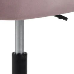 Brooke skrivebordsstol støvet rosa velour