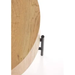 BROOKLYN-S c. bord Naturlig eg / Sort
