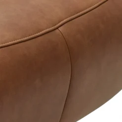 Bull lænestol med 2 motor og indbygget skammel - Cognac læder