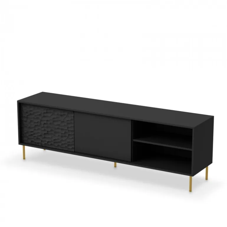 BULLET RTV-1 TV bord, Sort/guld