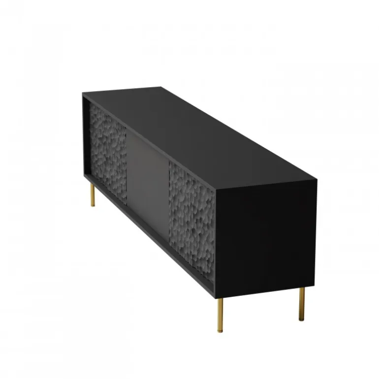 BULLET RTV-1 TV bord, Sort/guld