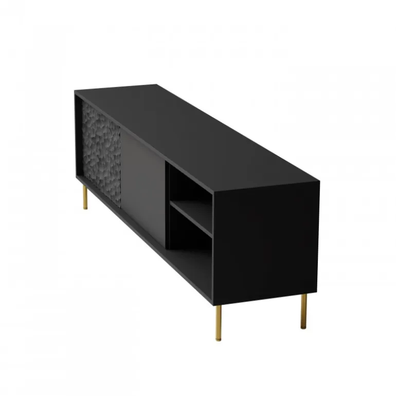 BULLET RTV-1 TV bord, Sort/guld