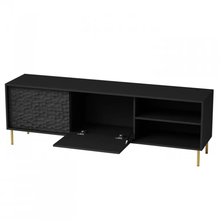 BULLET RTV-1 TV bord, Sort/guld