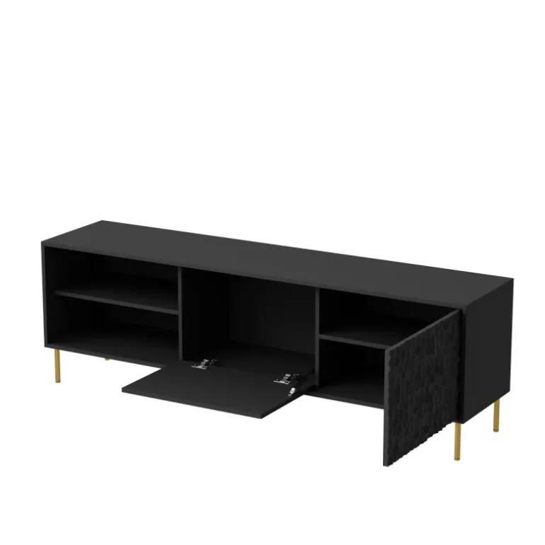 BULLET RTV-1 TV bord, Sort/guld