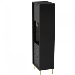 BULLET W-1 Vitrine, Sort/Guld