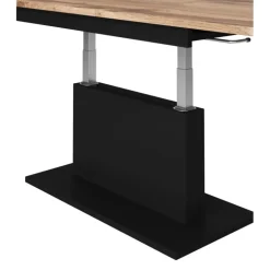 BUSETTI, sofabord, wotan eg / Sort mat