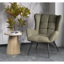 BYRON lænestol, olivengrøn