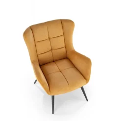 BYRON lænestol, sennepsgul