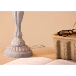 Caen Bordlampe - Beige og Lysegrå