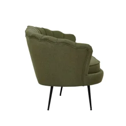 Calais 3 personers Sofa - Sort og Grøn