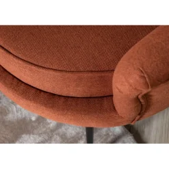 Calais 3 personers Sofa - Sort og - Rød