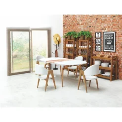 CALIBER Spisebord med udtræk 160-200 cm