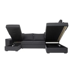 Canapé Deluxe U-Sovesofa venstrevendt - Med Indbygget Sengeudtræk og Opbevaring