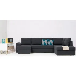 Canapé U-Sovesofa venstrevendt - Koksgrå Inari 95