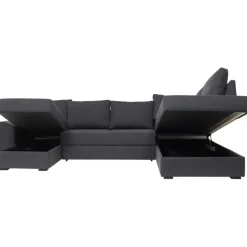 Canapé U-Sovesofa venstrevendt - Koksgrå Inari 95