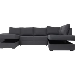 Canapé U-Sovesofa venstrevendt - Koksgrå Inari 95