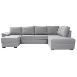 Canape U-Sovesofa venstrevendt - Lysegrå Inari 91