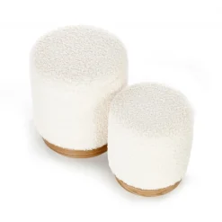 CANCUN sæt af to farver: Creme / Natur