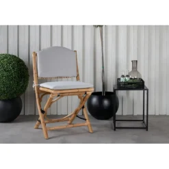 Cane Cafe Stol - Lysegrå,Natur