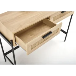 CARMEN konsolbord, Naturlig / Sort