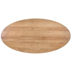 CAROLINA sofabord, gylden eg / Sort