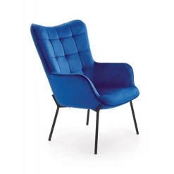 CASTEL l. stol mørkeblå