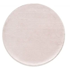 Catwalk Rund Vaskbart tæppe Ensfarvet - Beige