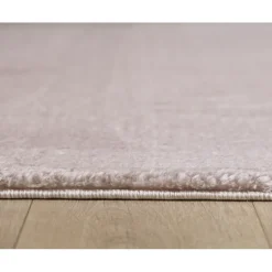 Catwalk Rund Vaskbart tæppe Ensfarvet - Beige