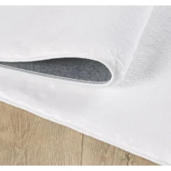 Catwalk Rund Vaskbart tæppe Ensfarvet - Creme