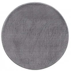Catwalk Rund Vaskbart tæppe Ensfarvet - Grå