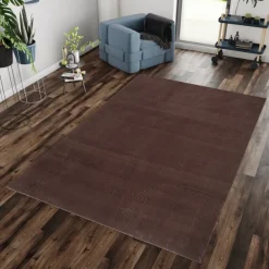 Catwalk Vaskbart tæppe Ensfarvet - Brun