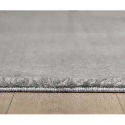 Catwalk Vaskbart tæppe Ensfarvet - Sølv