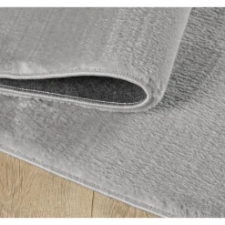 Catwalk Vaskbart tæppe Ensfarvet - Sølv