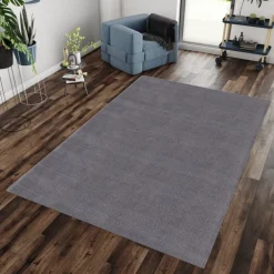 Catwalk Vaskbart tæppe Ensfarvet - Grå